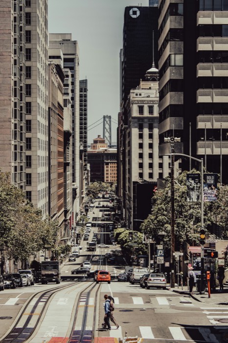 Urban roadway corridor